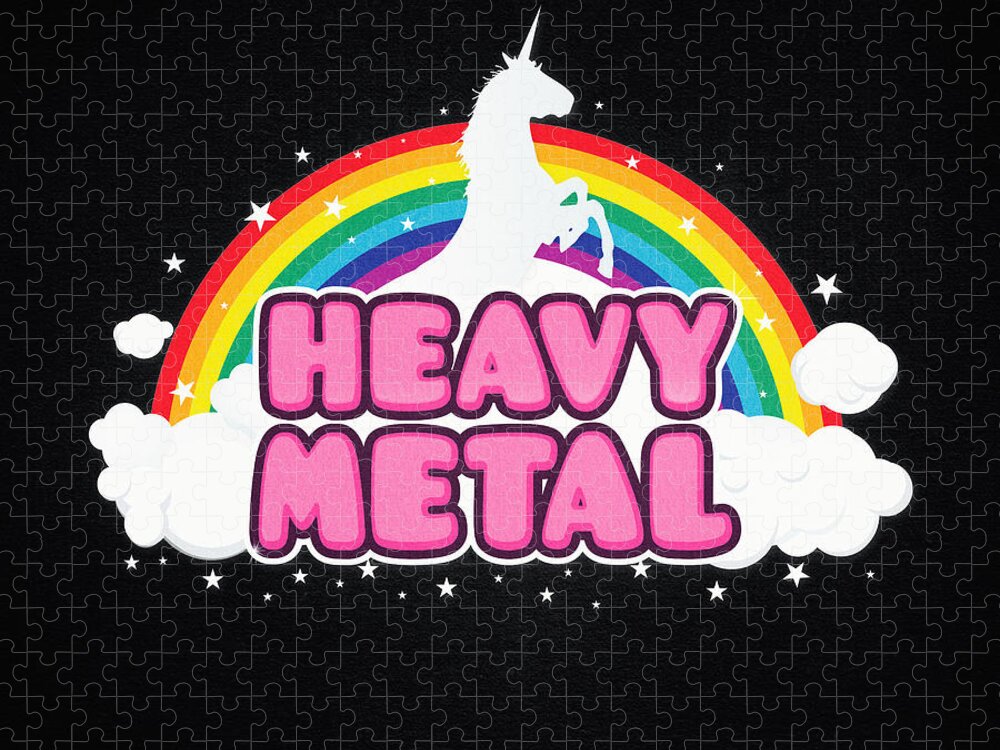 Death Metal Unicorn Rainbow HOODIE punk rock heavy music hoody birthday gift